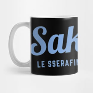 Sakura Le Sserafim Baseball Mug